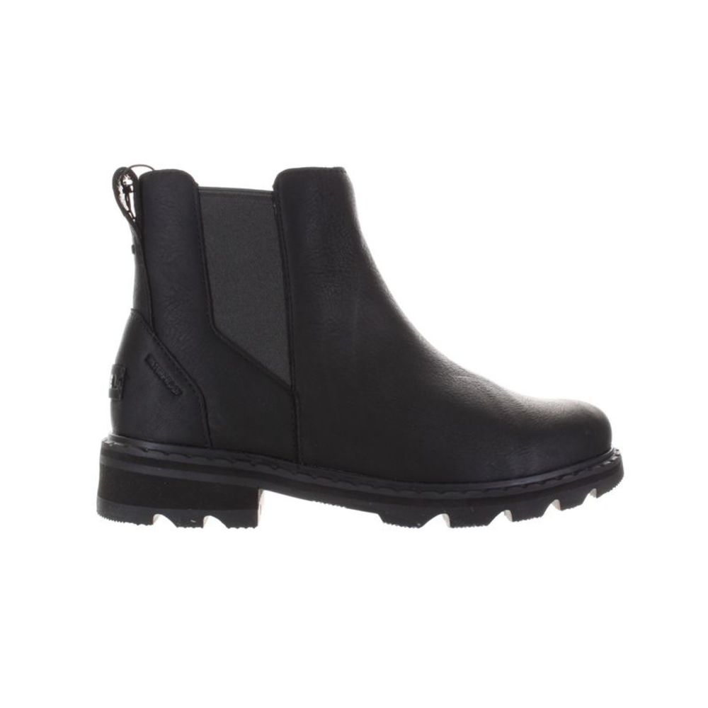 SOREL Womens Lennox Black Chelsea Boots Size 7 Medium (B, M) - Picture 1 of 4